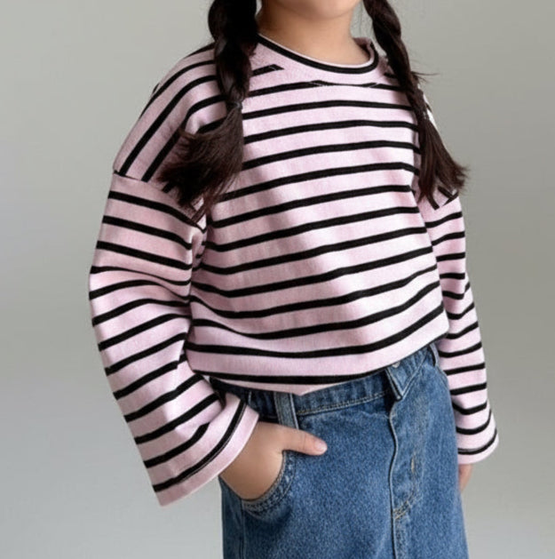 Pink Stripe Tee