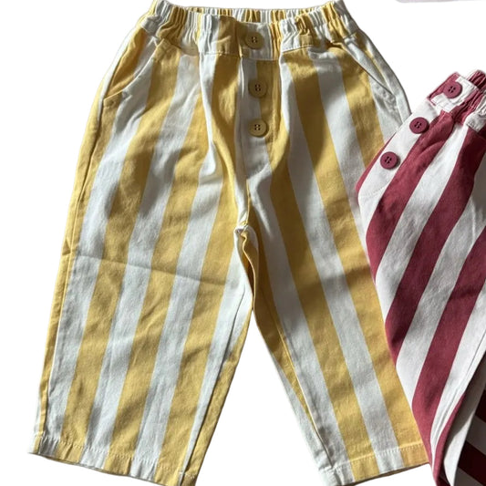Yellow striped Pants