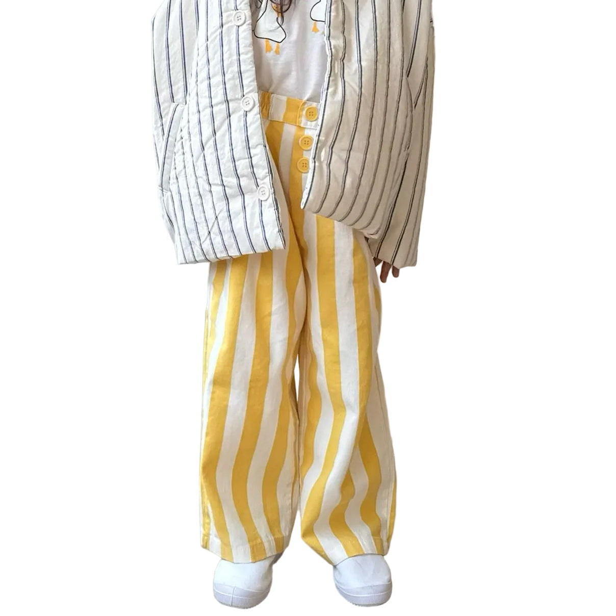 Yellow striped Pants