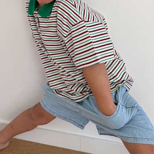 Denim shorts