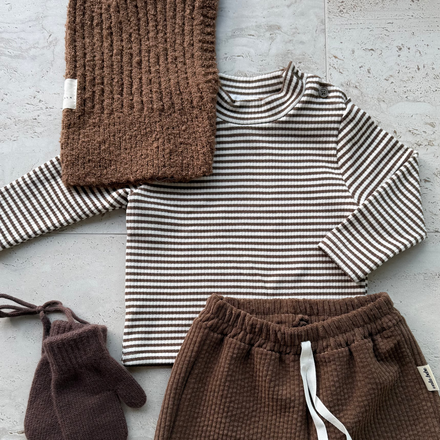 Striped neck tee - bebe