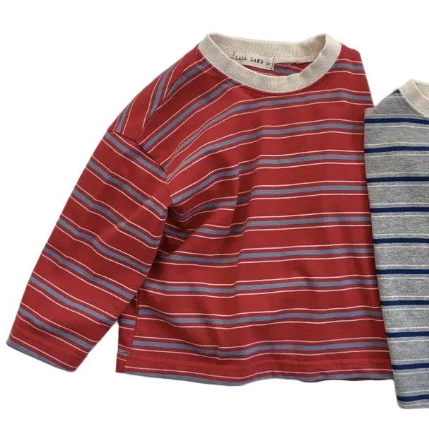 Striped blue-red Tee