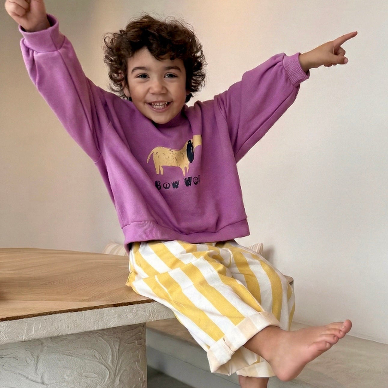 Yellow striped Pants