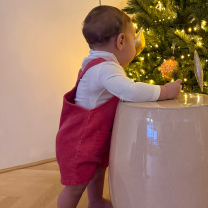 Bebe redish overalls