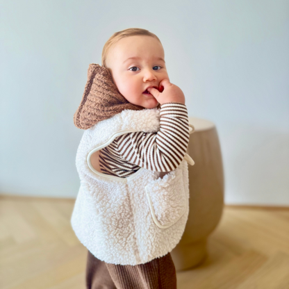 Fluffy vest