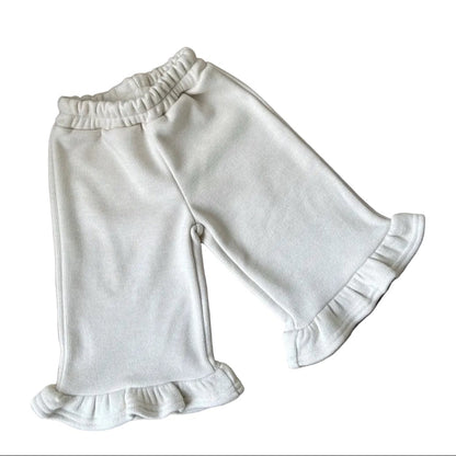 Fleece frill pants