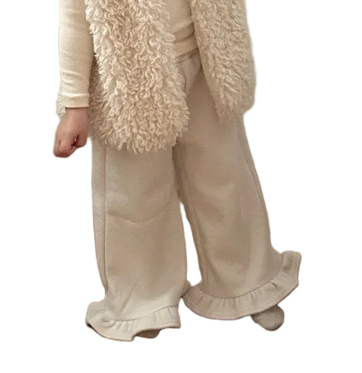 Fleece frill pants