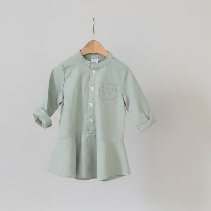 Mint Shirt Dress