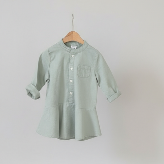 Mint Shirt Dress